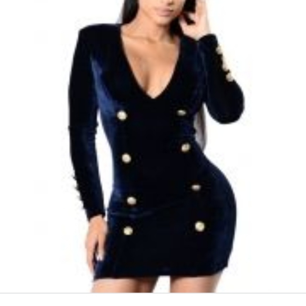 Long sleeve mini dress